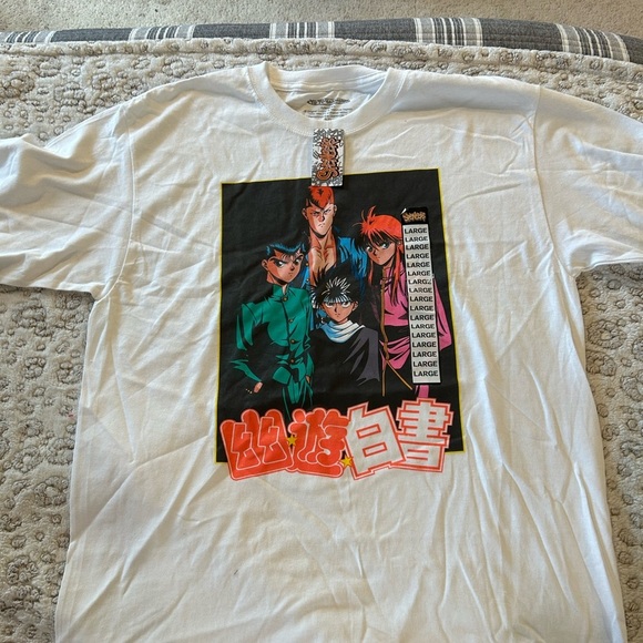 NWT Men’s Anime Graphic T-Shirt Size Large - Picture 1 of 8